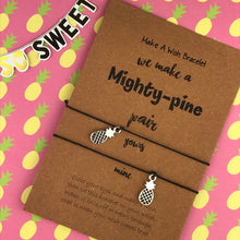 Load image into Gallery viewer, We Make A Mighty Pine Pair Wish Bracelets-8-The Persnickety Co