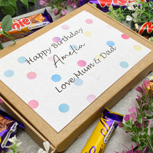 Load image into Gallery viewer, Personalised Birthday Chocolate Gift Box-6-The Persnickety Co