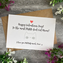 Load image into Gallery viewer, Happy Valentine's Day To The Most PURR-fect Cat Mum/Cat Dad Card-7-The Persnickety Co