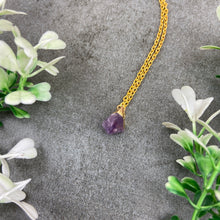 Load image into Gallery viewer, Dainty Crystal Necklace - Amethyst