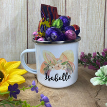 Load image into Gallery viewer, Easter Rainbow Personalised Enamel Mug