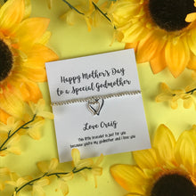 Load image into Gallery viewer, Happy Mothers Day To A Special Godmother - Personalised Bracelet-The Persnickety Co