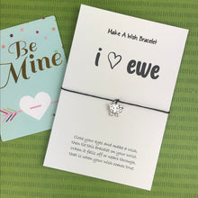 Load image into Gallery viewer, Sheep Wish Bracelet - I Love Ewe-The Persnickety Co