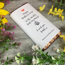 Load image into Gallery viewer, Best Dog Mum Mothers Day Personalised Chocolate Bar