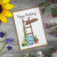 Load image into Gallery viewer, Happy Birthday Garden Plantable Seed Card