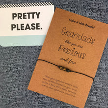 Load image into Gallery viewer, Grandads Like You Are Precious And Few Wish Bracelet-6-The Persnickety Co