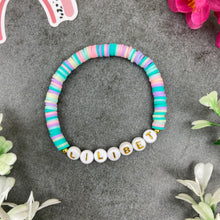 Load image into Gallery viewer, Pastel Rainbow Personalised Name Bracelet
