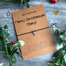 Load image into Gallery viewer, Merry Christmouse Wish Bracelet-6-The Persnickety Co