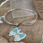 Load image into Gallery viewer, A Feather From Heaven - Feather Bangle-9-The Persnickety Co