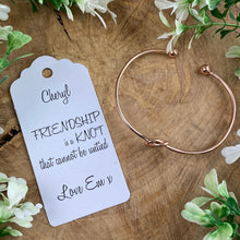 Load image into Gallery viewer, Friendship Is A Knot Bangle-7-The Persnickety Co
