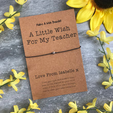 Load image into Gallery viewer, A Little Wish For A Teacher-2-The Persnickety Co
