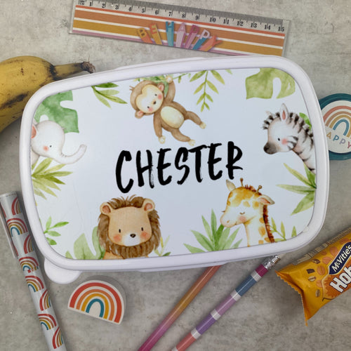 Personalised Jungle Lunchbox-The Persnickety Co