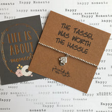 Load image into Gallery viewer, Beaded Charm Bracelet - The Tassel Was Worth The Hassle-The Persnickety Co