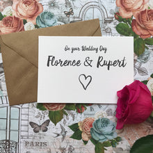 Load image into Gallery viewer, On Your Wedding Day Card-The Persnickety Co