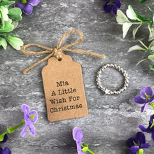 Load image into Gallery viewer, A Little Wish For Christmas Stretch Ring-9-The Persnickety Co