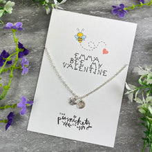 Load image into Gallery viewer, Bee My Valentine Necklace-6-The Persnickety Co