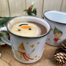 Load image into Gallery viewer, Elf Girl Personalised Enamel Mug