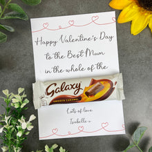 Load image into Gallery viewer, Personalised Galaxy Valentines Gift