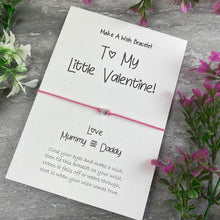 Load image into Gallery viewer, To My Little Valentine - Wish Bracelet-The Persnickety Co