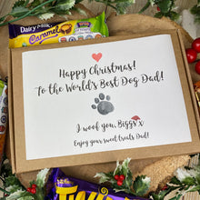 Load image into Gallery viewer, Merry Christmas Personalised Dog Mum/Dad Chocolate Box-The Persnickety Co