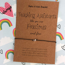 Load image into Gallery viewer, Teacher/Assistant Wish Bracelet-The Persnickety Co