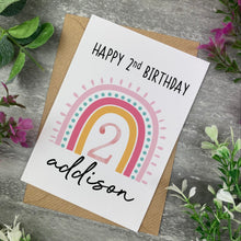 Load image into Gallery viewer, Rainbow Birthday Card