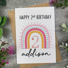 Load image into Gallery viewer, Rainbow Birthday Card