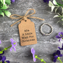 Load image into Gallery viewer, A Little Wish For Christmas Stretch Ring-8-The Persnickety Co