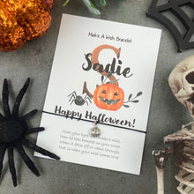 Load image into Gallery viewer, Happy Halloween Wish Bracelet
