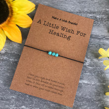 Load image into Gallery viewer, A Little Wish For Healing - Turquiose-3-The Persnickety Co