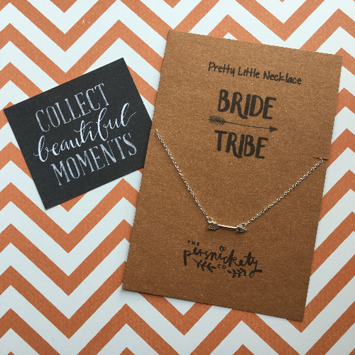 Bride Tribe Arrow Necklace-The Persnickety Co