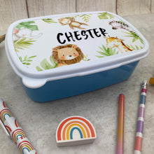 Load image into Gallery viewer, Personalised Jungle Lunchbox