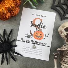 Load image into Gallery viewer, Happy Halloween Wish Bracelet