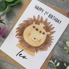 Load image into Gallery viewer, Boho Lion Birthday Card