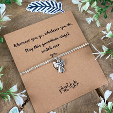 Load image into Gallery viewer, Wherever You Go Guardian Angel Beaded Bracelet-The Persnickety Co