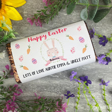 Load image into Gallery viewer, Personalised Happy Easter Chocolate Bar