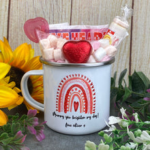 Load image into Gallery viewer, Personalised Mummy You Brighten My Day Enamel Mug