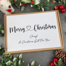 Load image into Gallery viewer, Merry Christmas - Personalised Box Of Chocolate Bars-The Persnickety Co