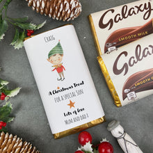 Load image into Gallery viewer, Son Christmas Gift - Personalised Chocolate Bar