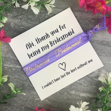 Load image into Gallery viewer, Bridesmaid Hair Tie-6-The Persnickety Co