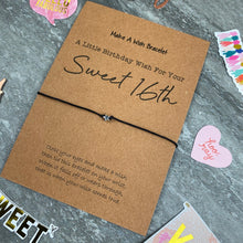 Load image into Gallery viewer, Sweet 16th Wish Bracelet-6-The Persnickety Co