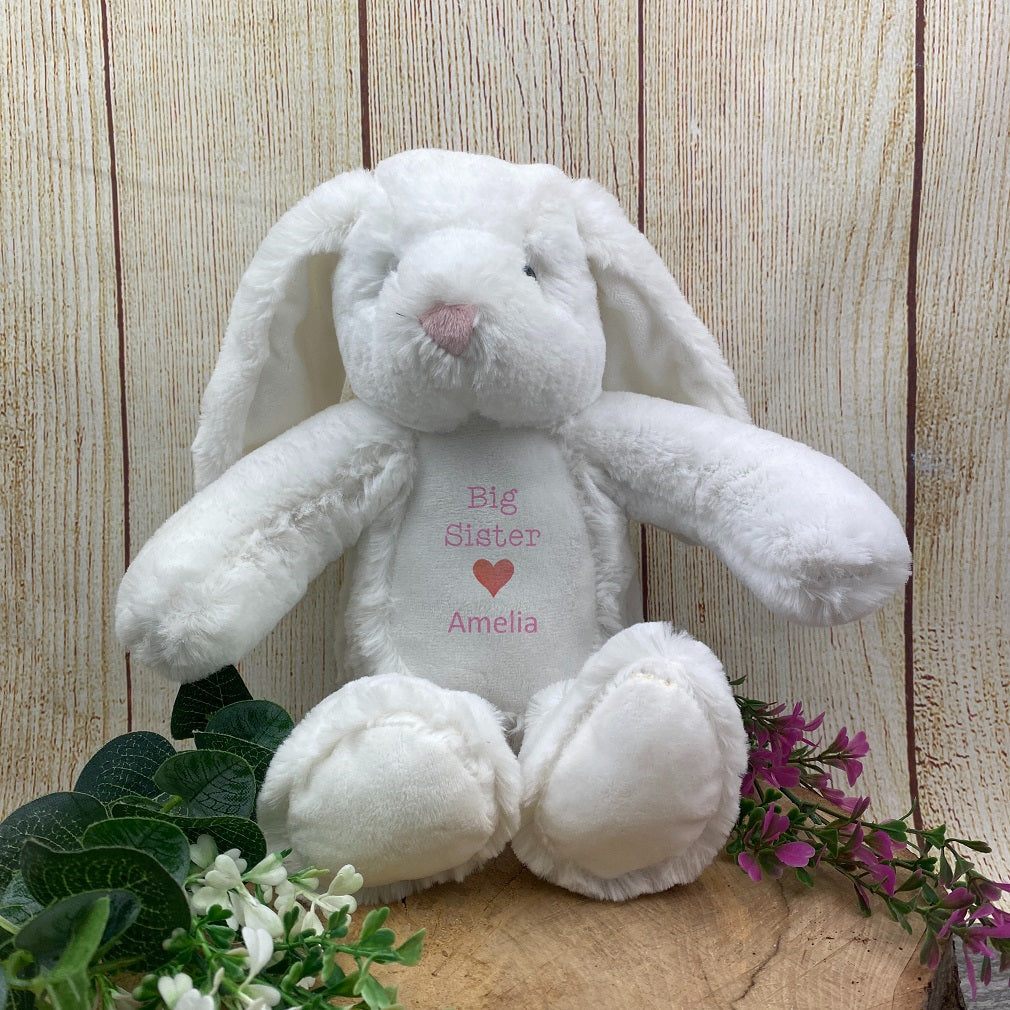 White rabbit stuffed sale animal