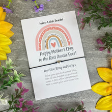 Load image into Gallery viewer, Happy Mother's Day To The Best Auntie Ever Wish Bracelet