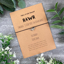 Load image into Gallery viewer, RAWR- Dinosaur Wish Bracelet-3-The Persnickety Co