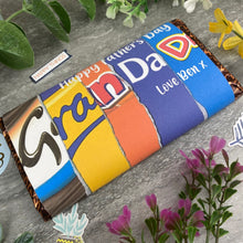 Load image into Gallery viewer, Happy Father's Day Grandad Personalised Chocolate Bar