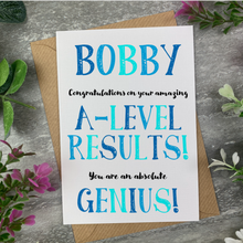 Load image into Gallery viewer, Exam Congratulations Card - A Level