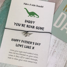 Load image into Gallery viewer, Daddy, You're Roar-Some Personalised Bracelet-3-The Persnickety Co