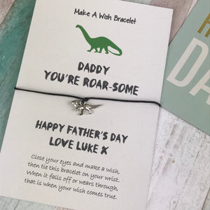 Daddy, You're Roar-Some Personalised Bracelet-3-The Persnickety Co
