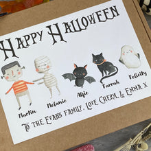 Load image into Gallery viewer, Happy Halloween Personalised Sweet Box-4-The Persnickety Co