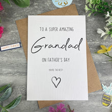 Load image into Gallery viewer, Super Amazing Grandad Father's Day Card-The Persnickety Co